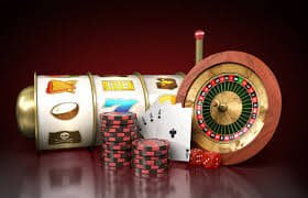 Live dealer studio with professional lighting and multilingual host
